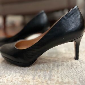 Corso Como Black Leather Lara Pumps 8M